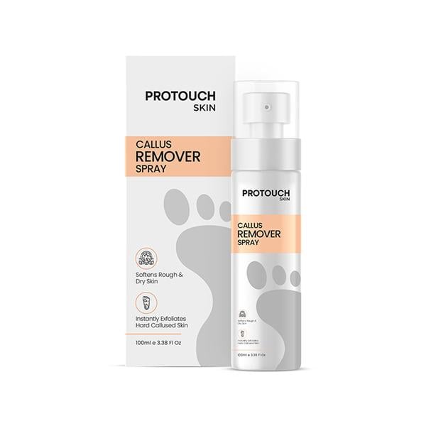 Netmeds | Protouch Callus Remover Spray, Potent Formula to Remove the Tough Dead skin and Reveal Soft Heels 100 ml