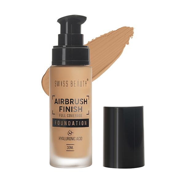Swiss Beauty Airbrush Finish Lightweight Foundation Shade- Nude Beige 30 gm - Foundation