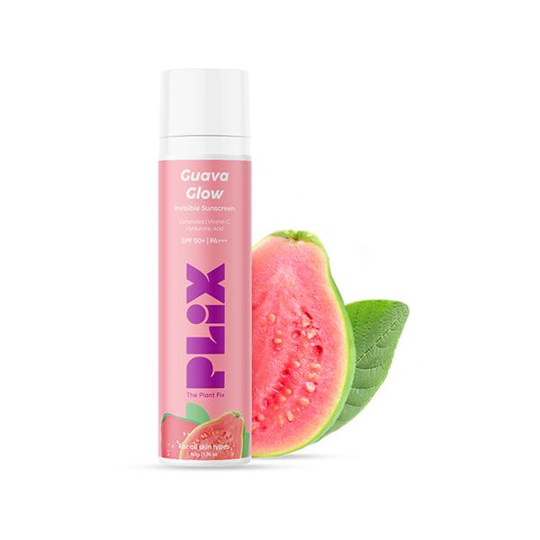 Netmeds | Plix The Plant Fix Spf 50 + Guavaglow Invisible Sunscreengel With Pa +++ 50 gm