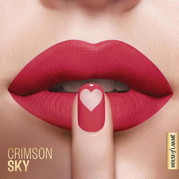 Lakme Xtraordin-airy Lip Mousse Mini - Crimson Sky 1.8 g - Liquid Lipsticks