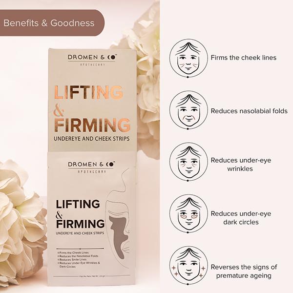 Dromen and Co Lifting and Firming Undereye and Cheek Strips 1's - Sheet Masks