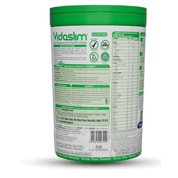 Vidaslim High Protein Meal Replacement for Weight Management Powder Jar - Caffe Latte Flavour 400 g - Weight Loss