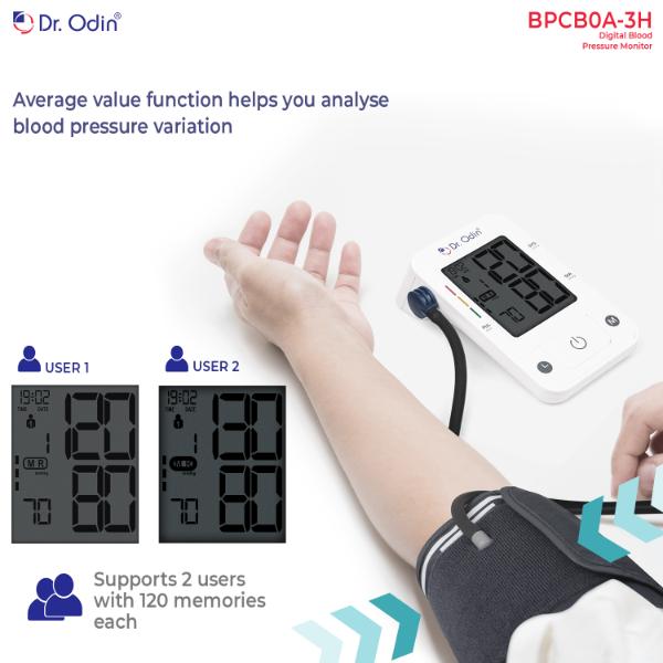 Dr. Odin Blood Pressure Monitor (BPCBOA-3H) 1's - Blood Pressure Monitors