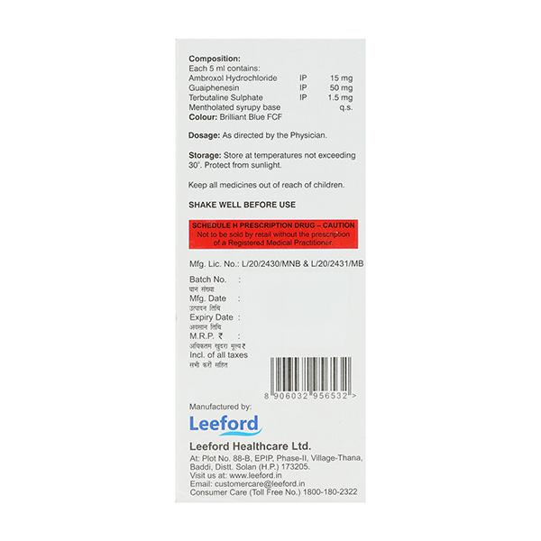 Amrox Syrup 100ml - Cough And Cold-Cou