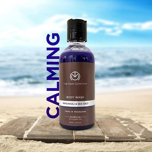 The Man Company Body Wash for Men with Patchouli & Sea Salt 250 ml - Shower Gels & Body Wash