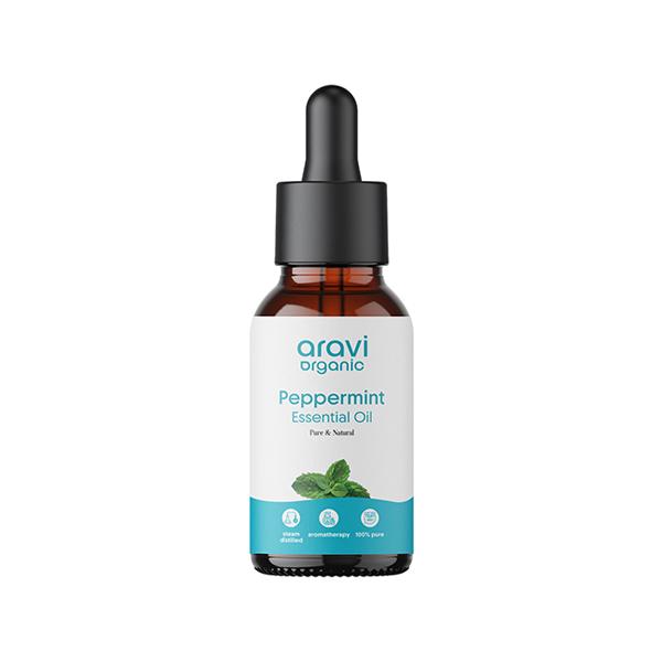 Netmeds | Aravi Organic Peppermint Essential Oil 100% Pure Oil for Diffuser 15 ml
