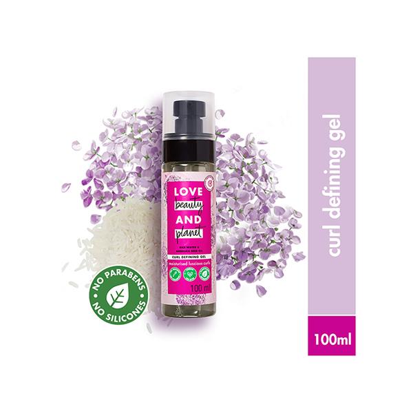 Netmeds | Love Beauty and Planet Rice Water and Angelica Seed Oil Curl Defining Gel 100 ml