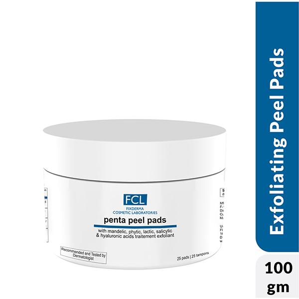 Netmeds | Fixderma FCL Penta Peel Pads, Exfoliant Removes Dead Cells, Fine Lines & Wrinkles 1's