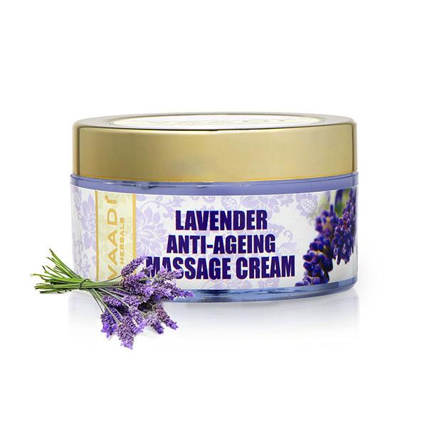 Lavender Anti-Ageing Massage Cream 50 gm - Creams/Oils/Lotions