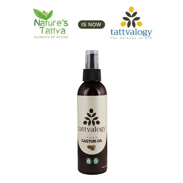 Tattvalogy Castor Oil for Skin & Hair Care- Cold Pressed 200 ml - Hair Oils