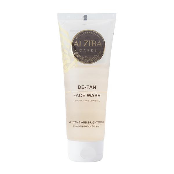 Alziba Cares Face Wash - De-Tan Grapefruit & Saffron Extracts 100 ml