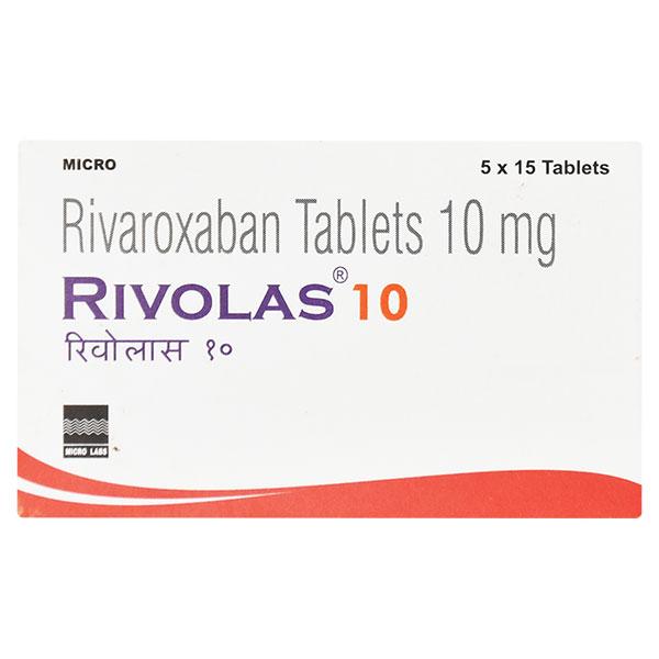 RIVOLAS 10 Tablet 15's - Blood Clot-Ant