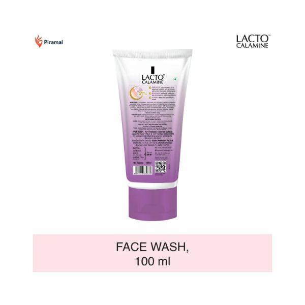 Lacto Calamine Daily Facewash with Kaolin Clay, Niacinamide and Vitamin E for Oily Skin 100ml 2's - Face Wash & Cleansers
