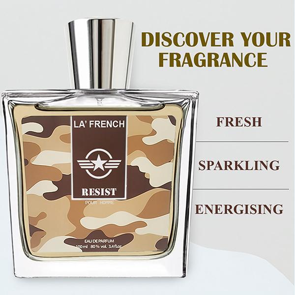 La French Resist Eau De Perfume for Men 100 ml - Men Perfumes (Edt/Edp)