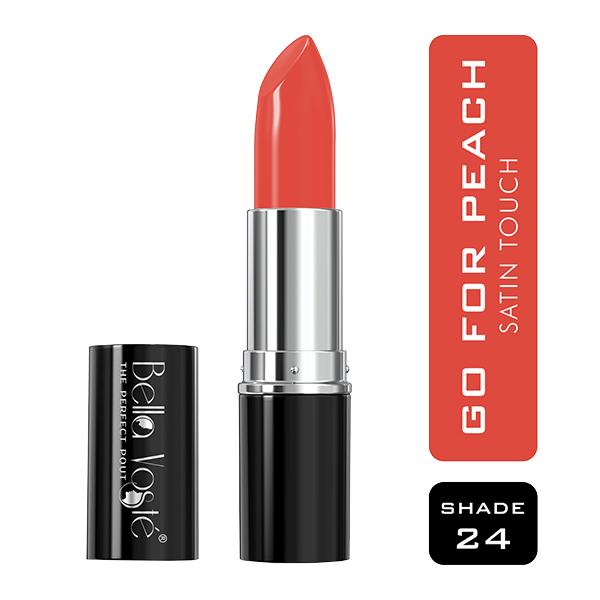 Bella Voste Sheer Creme Lust Lipstick Go For Peach 24 4.2 Gm - Lipsticks