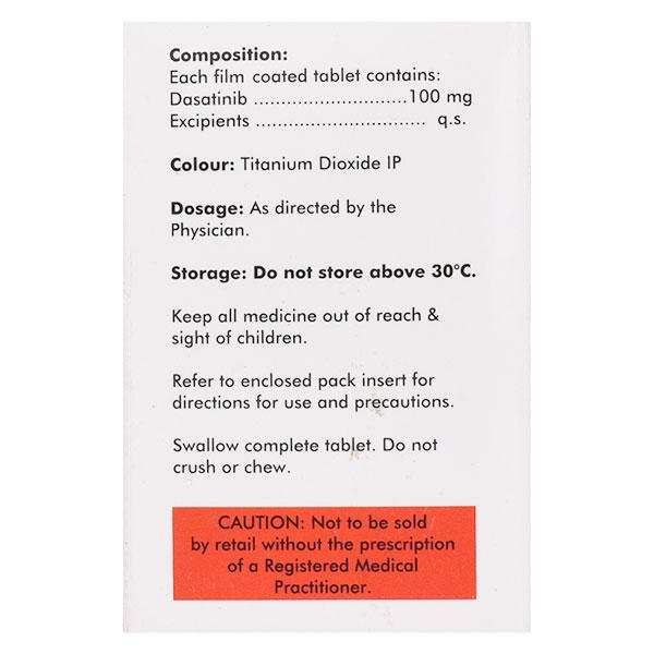 DASATIB 100 Tablet 30's - Cancer Oncology-Cyt