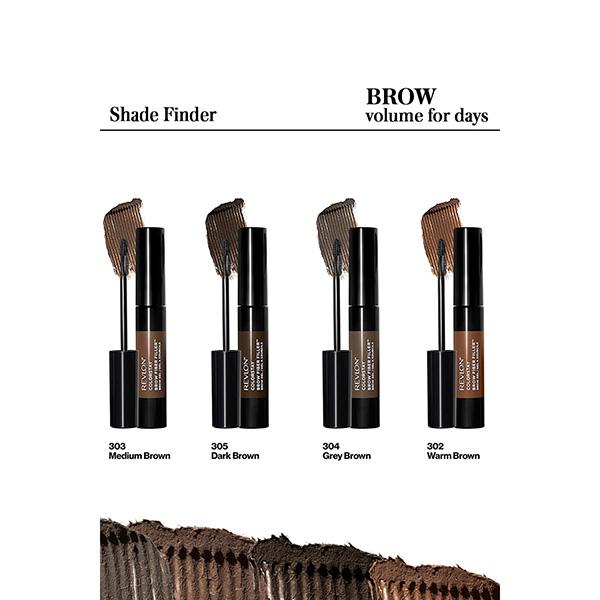 Revlon Colorstay Brow Fiber Filler Gel - Medium Brown 6.8 ml - Eyebrow Pencils & Enhancers