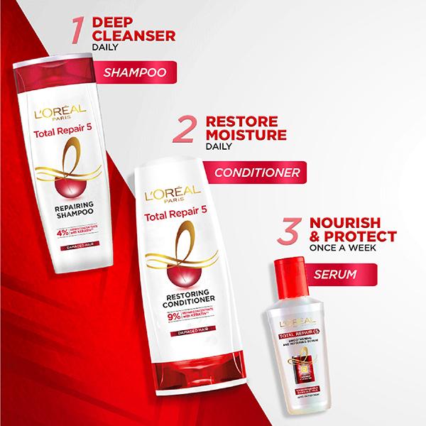 L'Oreal Paris Total Repair 5 Shampoo 180 ML - Shampoos