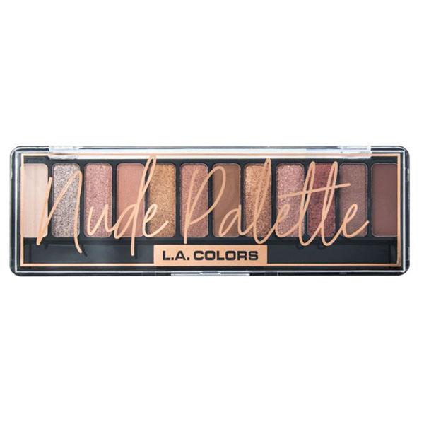 L.A. Colors 12 color enchanting eyeshadow palette stocking suffer - Nude 8.5 gm