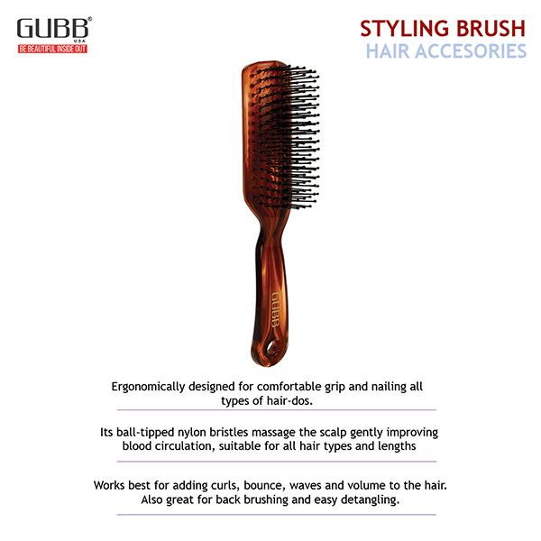 GUBB Styling Hair Brush 140 gm - Hair Brushes