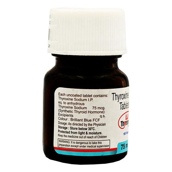 Thyromed 75Mcg Tablet 100'S - Hypothyroidism