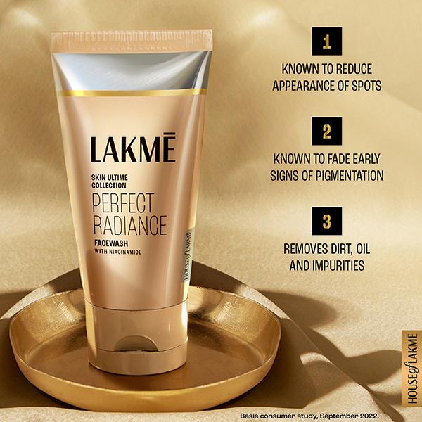 Lakme Absolute Perfect Radiance Brightening Face Wash 50 gm - Face Washes