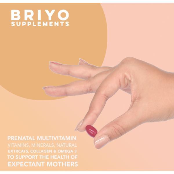 Briyo All Around Mom Postnatal Multivitamin Capsules 60's - Multi-Vitamins