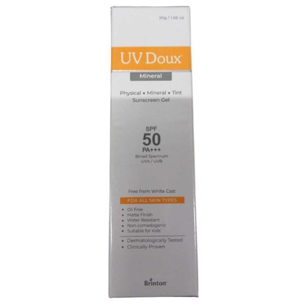 UV Doux Mineral Sunscreen SPF 50 PA ++++ Gel 30 g - Face Sunscreen