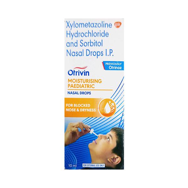 OTRIVIN MOISTURISING PAEDIATRIC Nasal Drops 10ml - Nasal Congestion-Nas