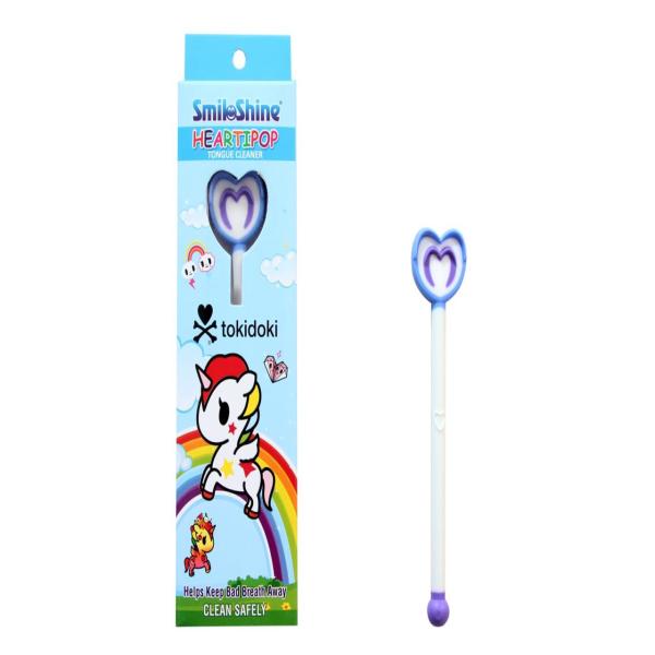 SmiloShine Lollipop Tongue Cleaner for Kids - Floss & Tongue Cleaners