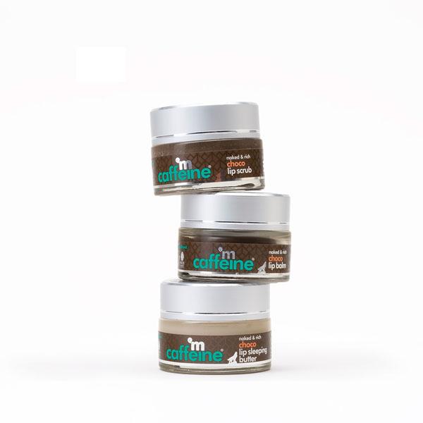 Netmeds | mCaffeine Choco Lip Kit for Chapped & Sensitive Lips 36 gm