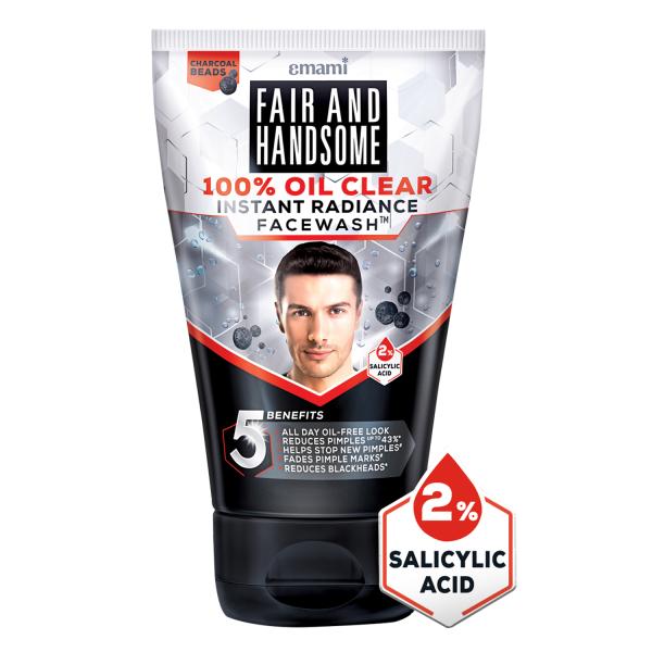 Fair and Handsome 100% Oil Clear Face Wash 100 gm - Face Wash & Cleansers
