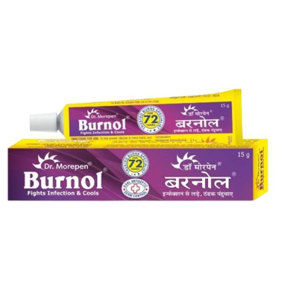 Netmeds | Dr. Morepen Burnol Dual Antiseptic Cream 15 gm