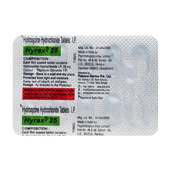 Netmeds | Hyrax 25mg Tablet 10'S