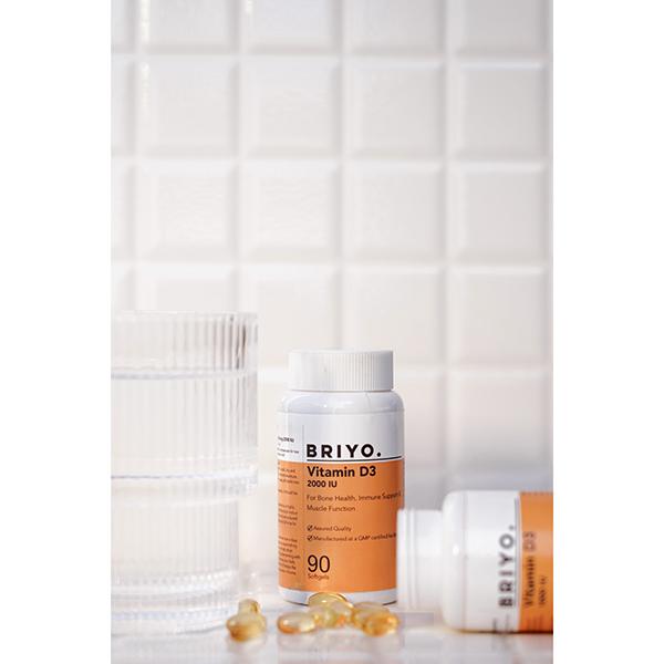 Briyo Vitamin D3 2000 IU Softgel 90's - Multi-Vitamins