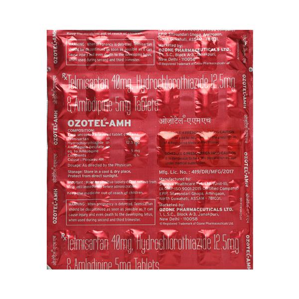 OZOTEL AMH Tablet 30's - Hypertension-Ang