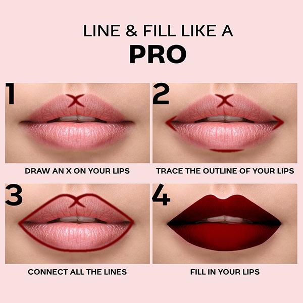 Faces Canada Ultime Pro Lip Definer - Plum 15 0.35 gm - Lip Liners
