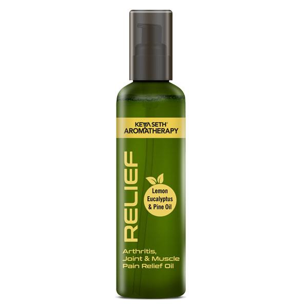 Keya Seth Aromatherapy Relief Oil- Arthritis, Joint & Muscle Pain Relief Oil 120 ml - Essential Oils
