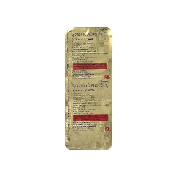 Arpimune O 50mg Capsule 5'S - Immune Suppression