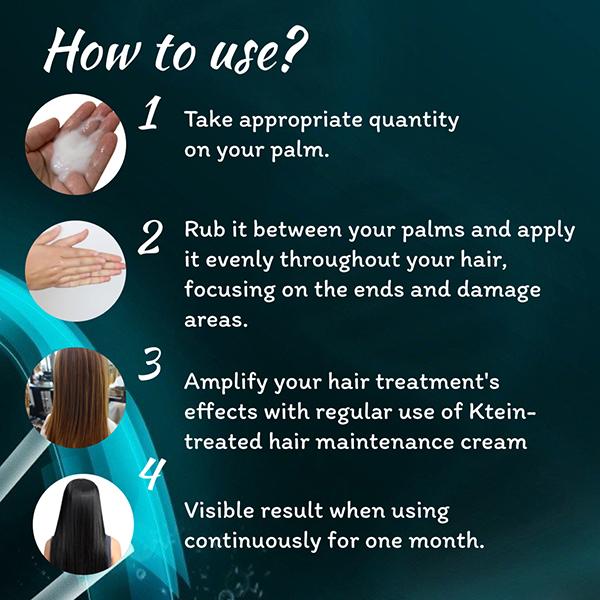 Ktein 100% Plant Based Treated Hair Maintenance Cream Natural 30 gm - Hair Creams