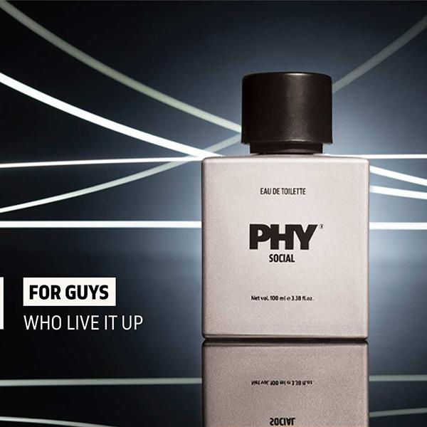 Phy Eau de toilette - Social 100 ml - Men Perfumes (Edt/Edp)