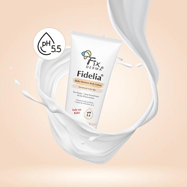 Fixderma Fidelia Daily Moisture Body Lotion, Moisturizer For Face & Body 100 ml - Face Moisturizers