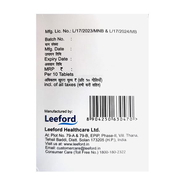 NEO ALCINAC MR Tablet 10's - Pain relief-Nsa
