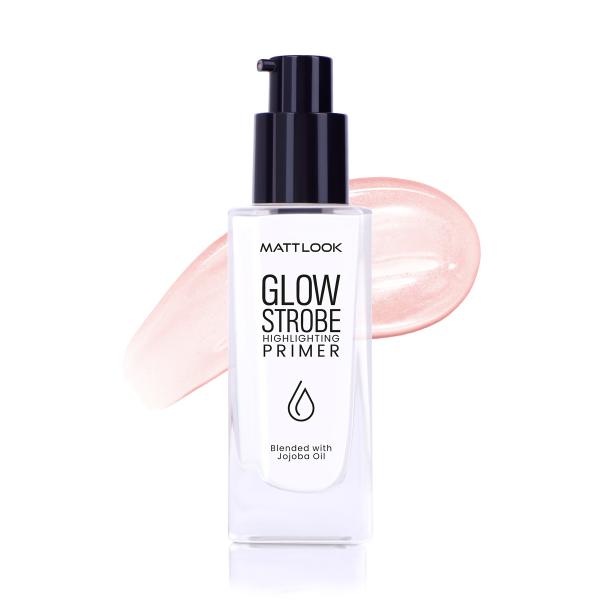 Netmeds | Matt Look Glow Stobe Highlighter Primer Blended With Jojoba Oil Stays Upto Long 8 hrs, Rosy Glow-03 30 ml