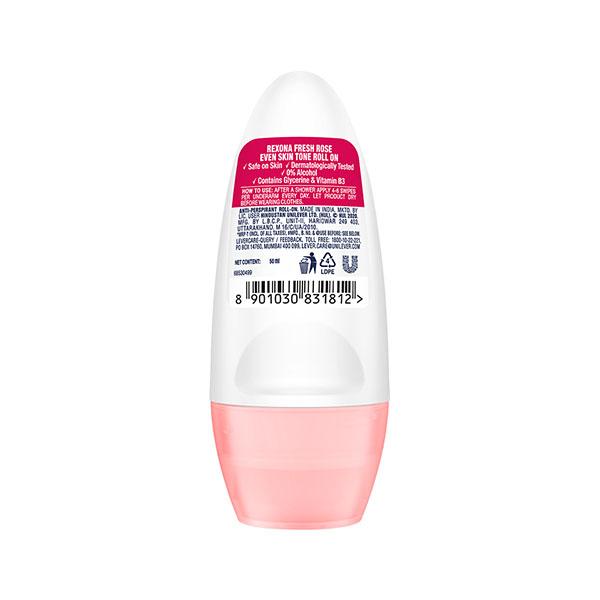 Rexona Fresh Rose Underarm Roll On Deodorant For Women 50 ml - Perfumes (Edt/Edp)