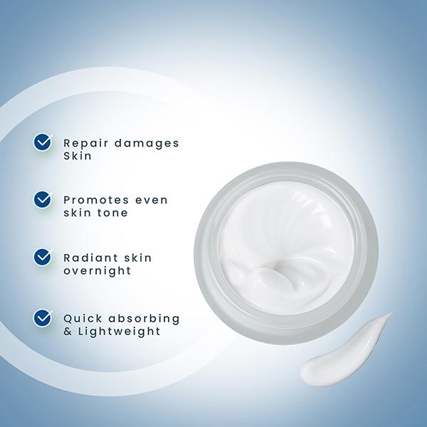 Lotus Herbals Whiteglow Skin Whitening & Brightening Nourishing Night Creme 60 gm - Face Creams