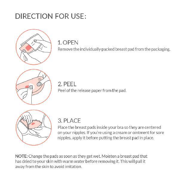 Sirona Premium Disposable Maternity Breast Pads (Pack of 2 x 36's) - Breast Pads & Shields