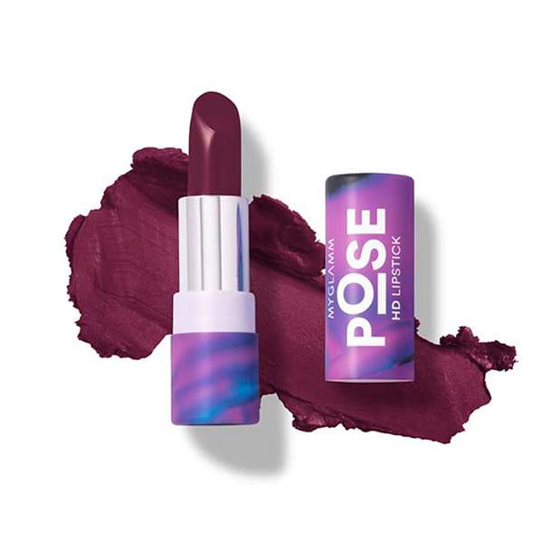 Myglamm Pose Hd Lipstick - Merlot 4 Gm - Lipsticks