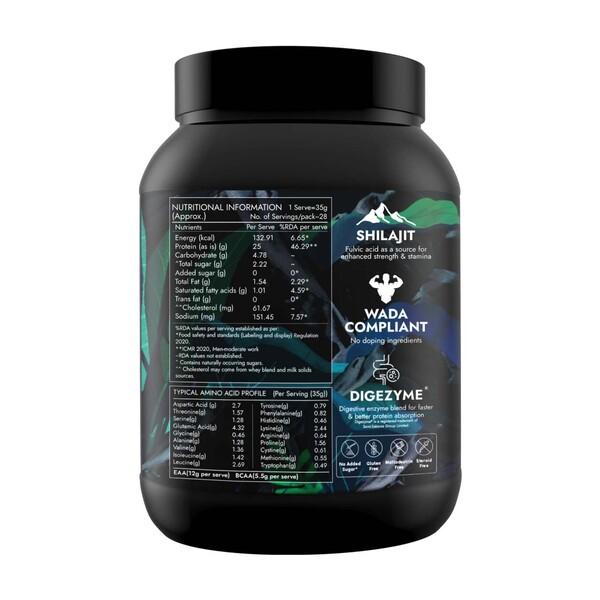 Kapiva Him Foods Testofuel Shilajit Whey Powder - Chocolate 1 kg - Whey Proteins