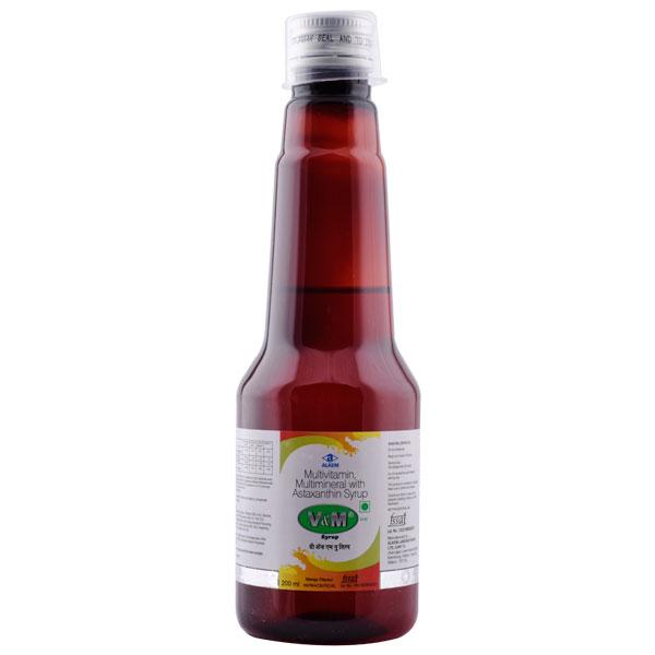 V & M Mango Flavour Syrup 200ml - Supplements-Vam